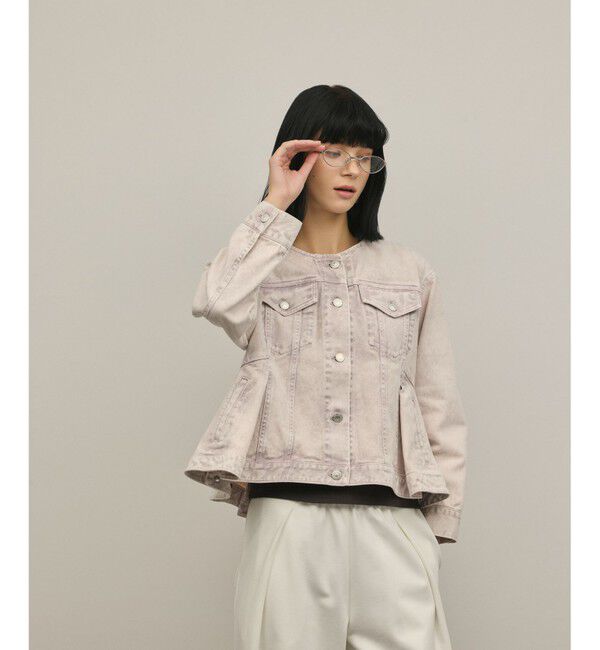 Diagram「ペプラムデニムジャケット」|テーラードジャケット|