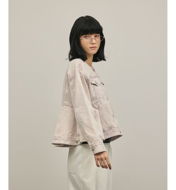 Diagram「ペプラムデニムジャケット」|テーラードジャケット|