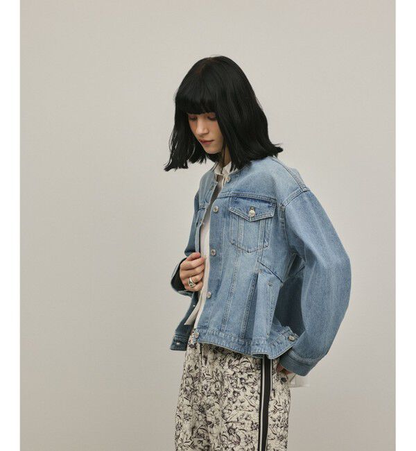 Diagram「ペプラムデニムジャケット」|テーラードジャケット|