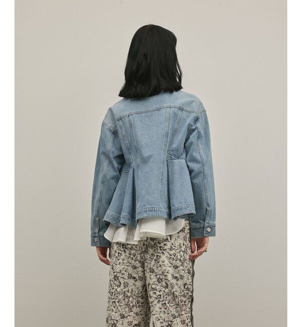 Diagram「ペプラムデニムジャケット」|テーラードジャケット|