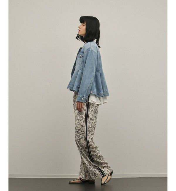 Diagram「ペプラムデニムジャケット」|テーラードジャケット|