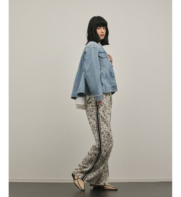 Diagram「ペプラムデニムジャケット」|テーラードジャケット|