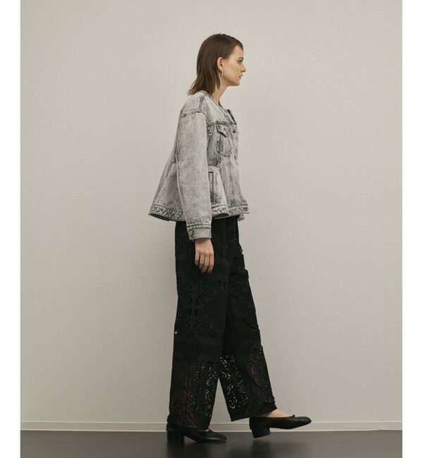 Diagram「ペプラムデニムジャケット」|テーラードジャケット|