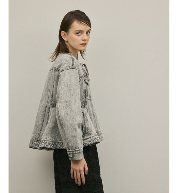 Diagram「ペプラムデニムジャケット」|テーラードジャケット|