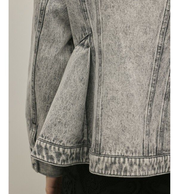 Diagram「ペプラムデニムジャケット」|テーラードジャケット|