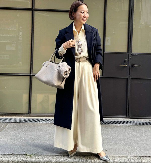 NOLLEY'S「◇【WEB限定サイズあり】《セットアップ対応》ウォッシャブルMannishワイドパンツ」|その他|