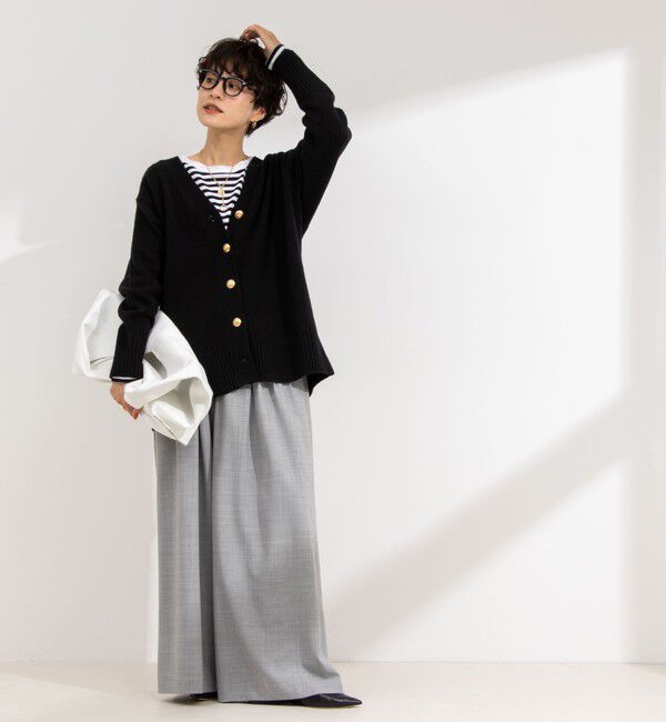 NOLLEY'S「◇【WEB限定サイズあり】《セットアップ対応》ウォッシャブルMannishワイドパンツ」|その他|