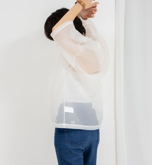 Rie Miller「ダンボールメッシュプリントTシャツ」|Tシャツ・カットソー|