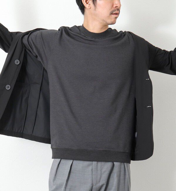 NOLLEY'S goodman「《ビジカジ対応》セミシルケットスムース ボーダードレスTシャツ 25SS」|Tシャツ・カットソー|