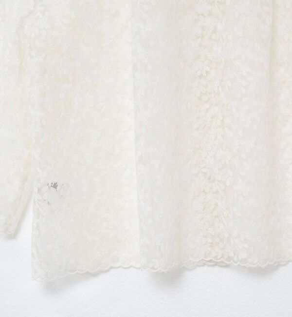 NOLLEY'S「Brocheレースショートシャツ」|シャツ・ブラウス|