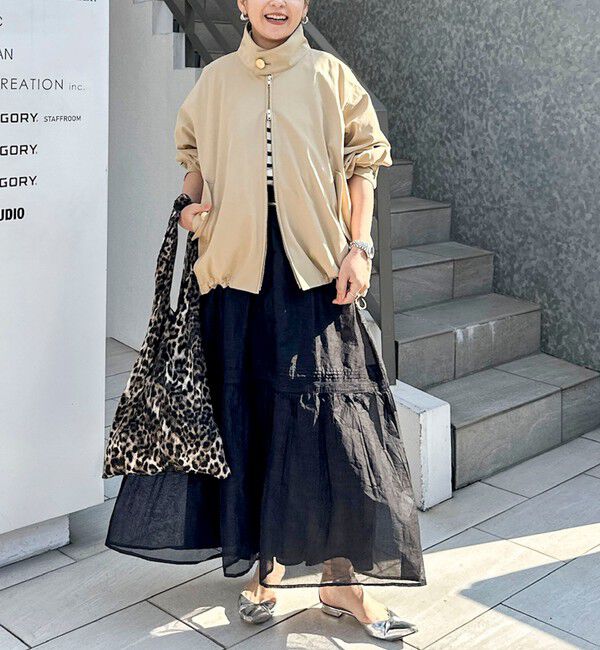 NOLLEY'S「NMPウォッシャブルスウィングトップブルゾン」|ブルゾン・スタジャン|