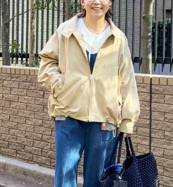 NOLLEY'S「NMPウォッシャブルスウィングトップブルゾン」|ブルゾン・スタジャン|