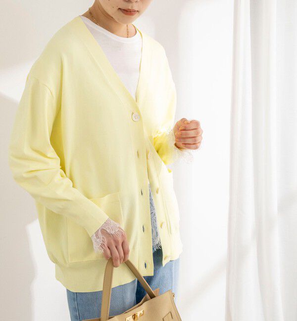 NOLLEY'S sophi「【新色追加】《手洗い可能》マルチファンクションVネックカーディガン」|カーディガン|