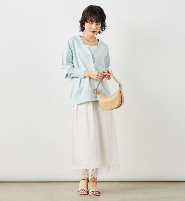 NOLLEY'S sophi「【新色追加】《手洗い可能》マルチファンクションVネックカーディガン」|カーディガン|