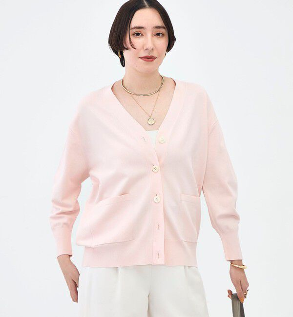 NOLLEY'S sophi「【新色追加】《手洗い可能》マルチファンクションVネックカーディガン」|カーディガン|