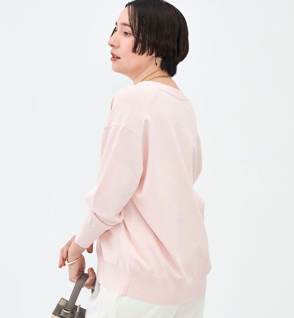 NOLLEY'S sophi「【新色追加】《手洗い可能》マルチファンクションVネックカーディガン」|カーディガン|