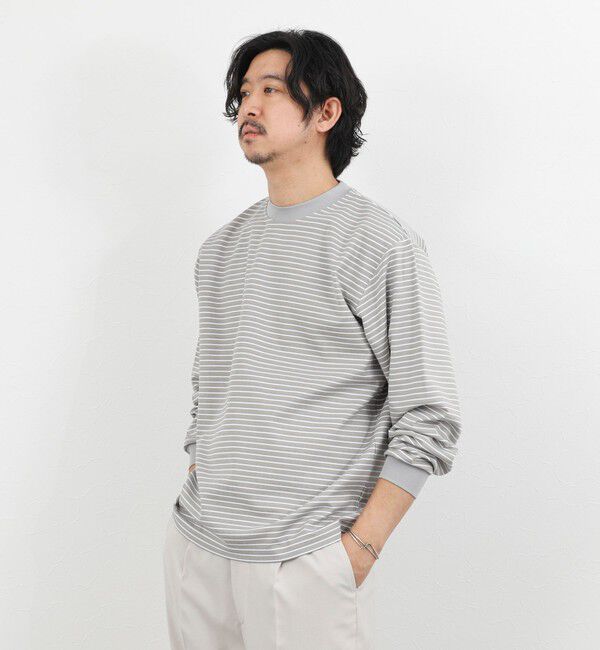 NOLLEY'S goodman「シルケットボーダーロンＴ 26SS」|Tシャツ・カットソー|