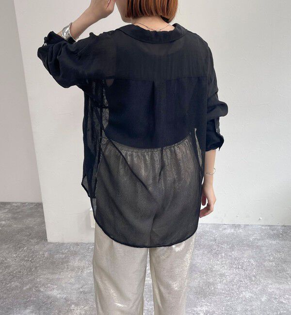 fredy emue「メッシュ切替シャツ」|シャツ・ブラウス|