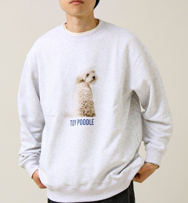 GLOSTER「【MY PET】クルーネックプリントスウェット」|スウェット・ジャージ|グレー系その他