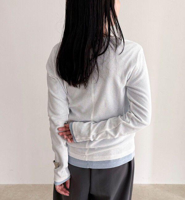 fredy emue「シアーテレコヘンリーネックプルオーバー」|Tシャツ・カットソー|