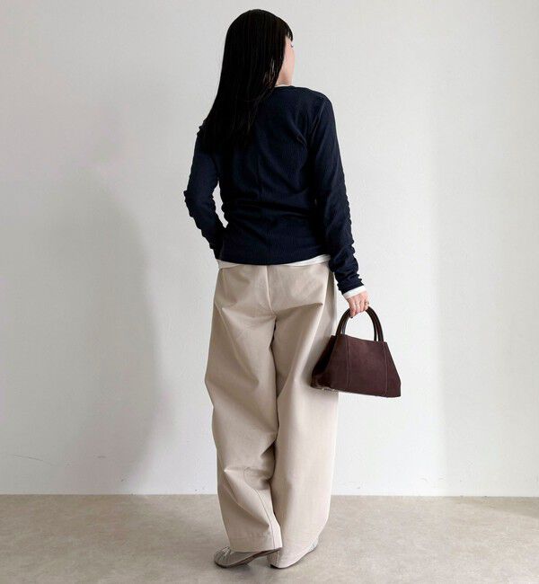 fredy emue「シアーテレコヘンリーネックプルオーバー」|Tシャツ・カットソー|