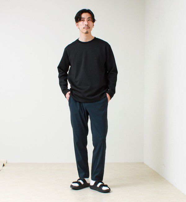 GLOSTER「【快適ストレッチ】Relaxイージーパンツ」|チノ|