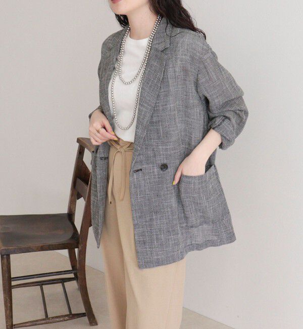 fredy emue「カラミテーラードジャケット」|テーラードジャケット|ブラック