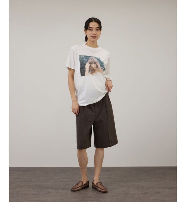 SALON adam et rope'「【COUTURE D'ADAM（クチュール ド アダム）】Jane / Color フォトT」|Tシャツ・カットソー|