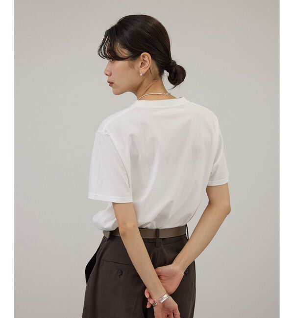 SALON adam et rope'「【COUTURE D'ADAM（クチュール ド アダム）】Jane / Color フォトT」|Tシャツ・カットソー|