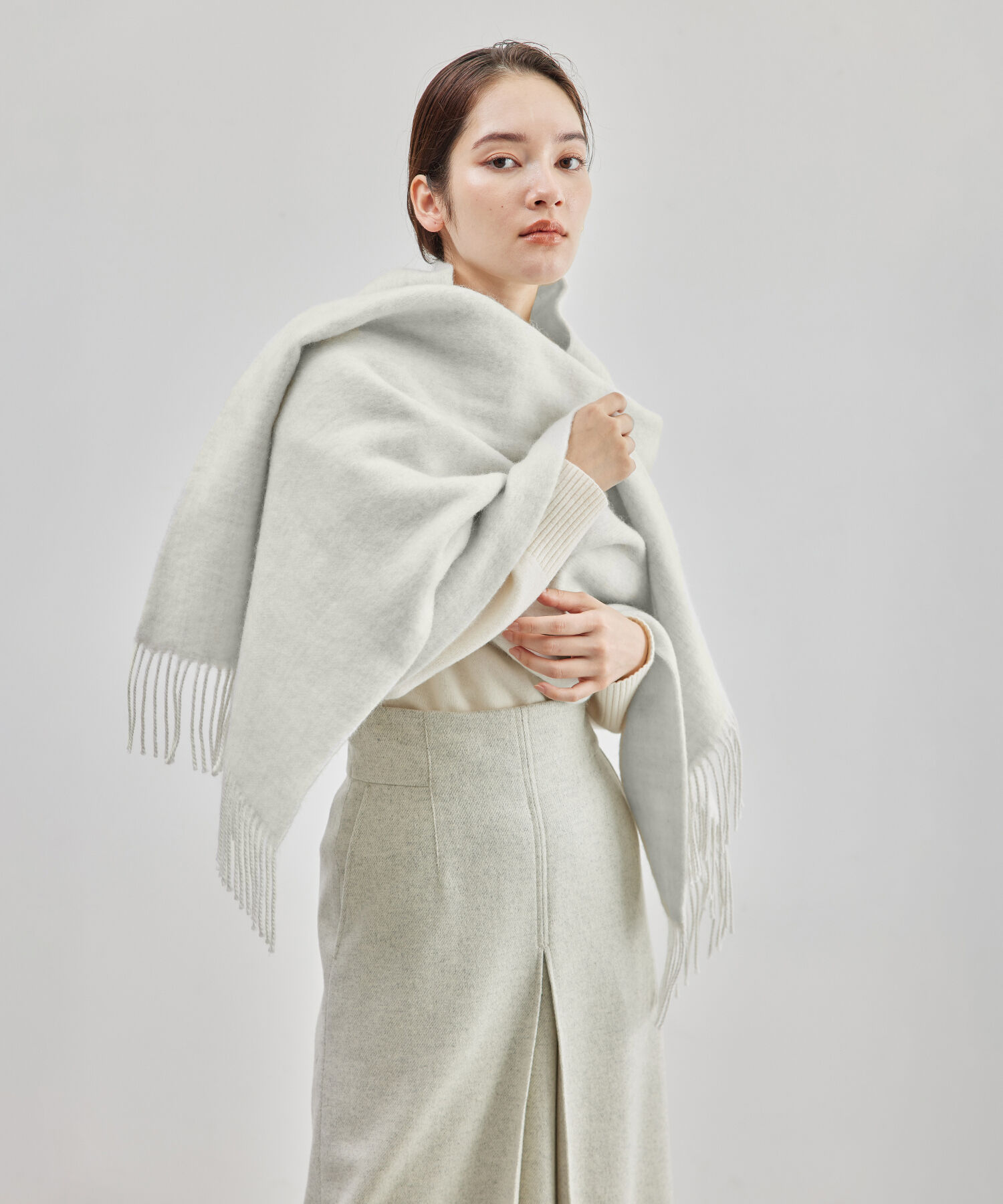 ROP&Eacute;「ウール起毛ストール」|ストール|