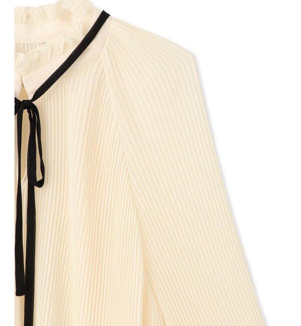 ROPE「プリーツデザインブラウス/イージーケア」|シャツ・ブラウス|