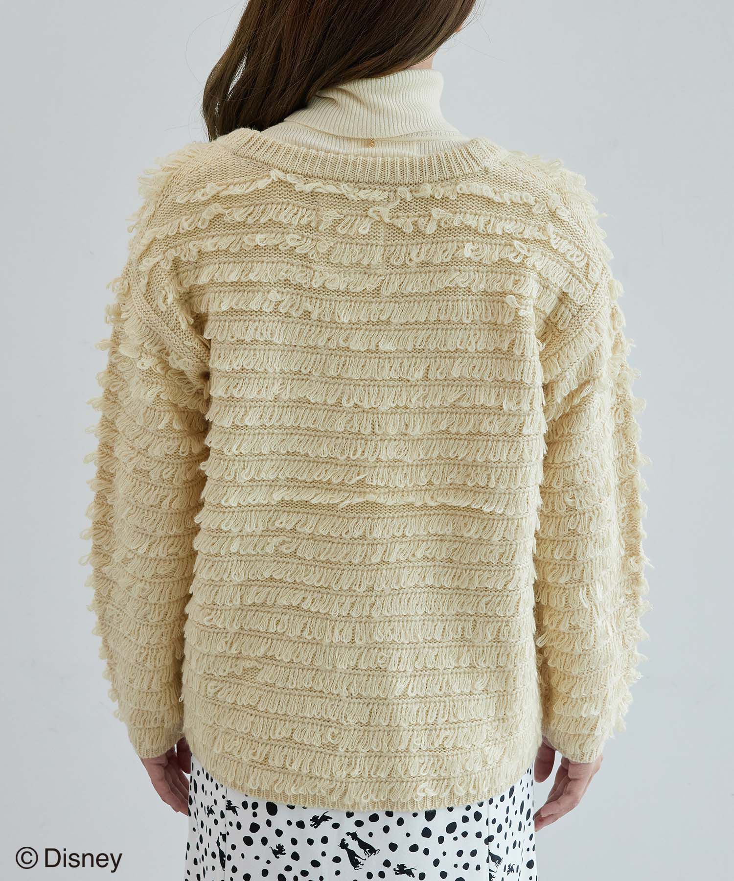 Rope&rsquo;Picnic「【101匹わんちゃん】ループニットカーディガン」|カーディガン|