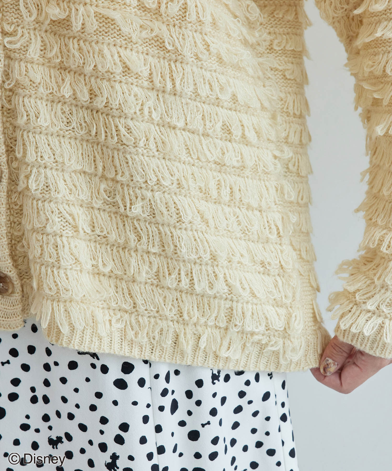 Rope&rsquo;Picnic「【101匹わんちゃん】ループニットカーディガン」|カーディガン|