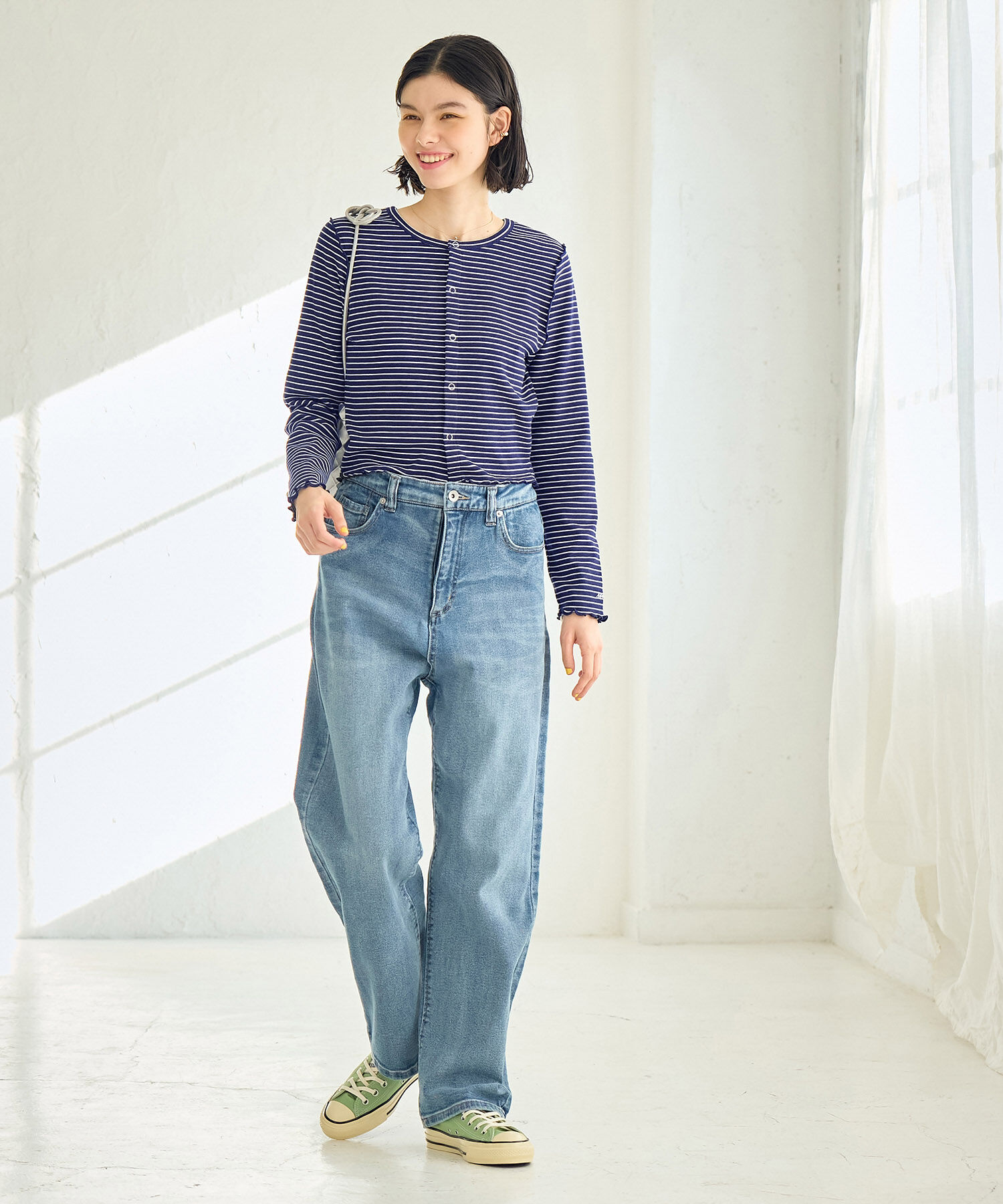 ROPE' PICNIC R「カットメロウトップスカーディガン/リンクコーデ」|カーディガン|