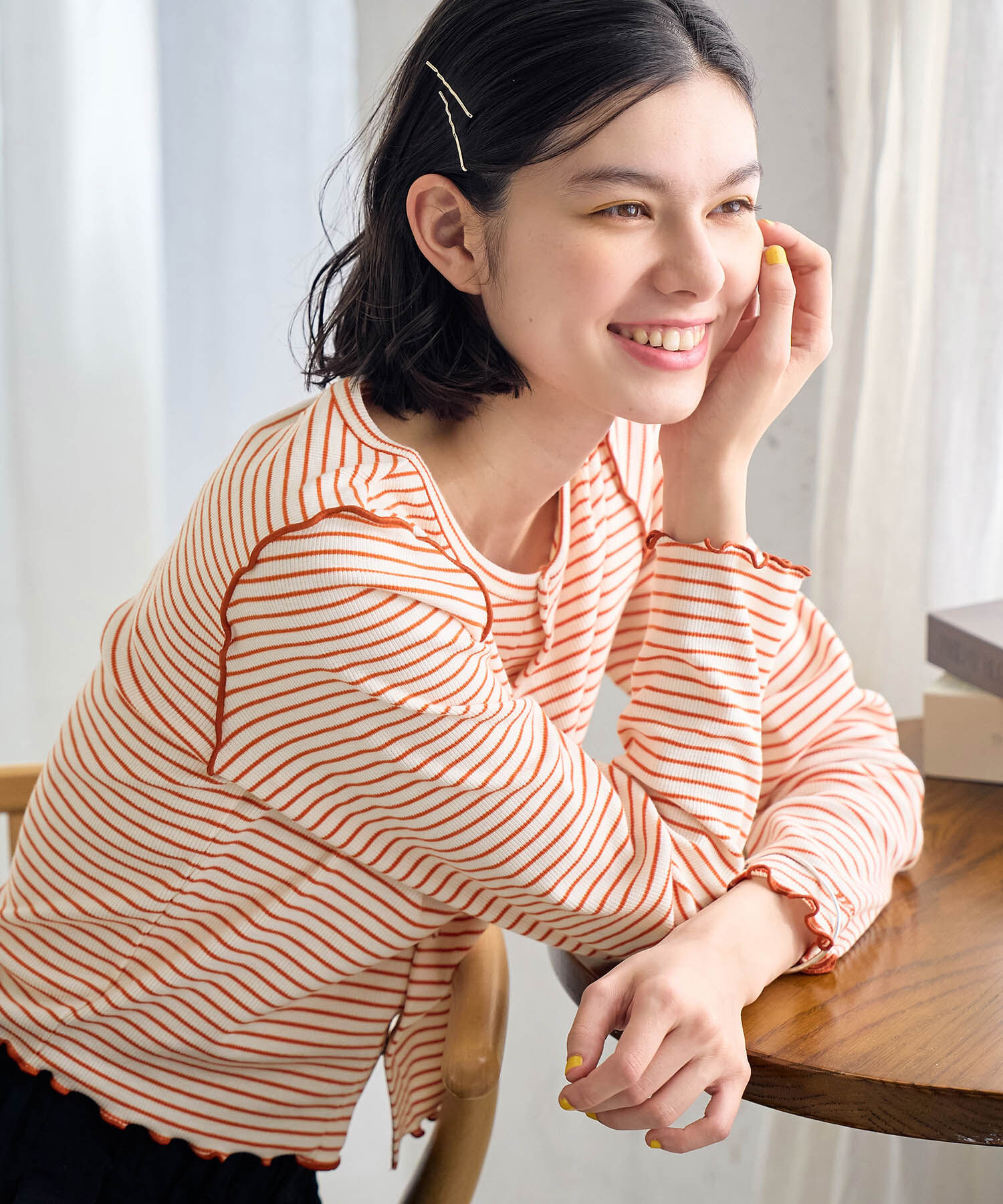 ROPE' PICNIC R「カットメロウトップスカーディガン/リンクコーデ」|カーディガン|