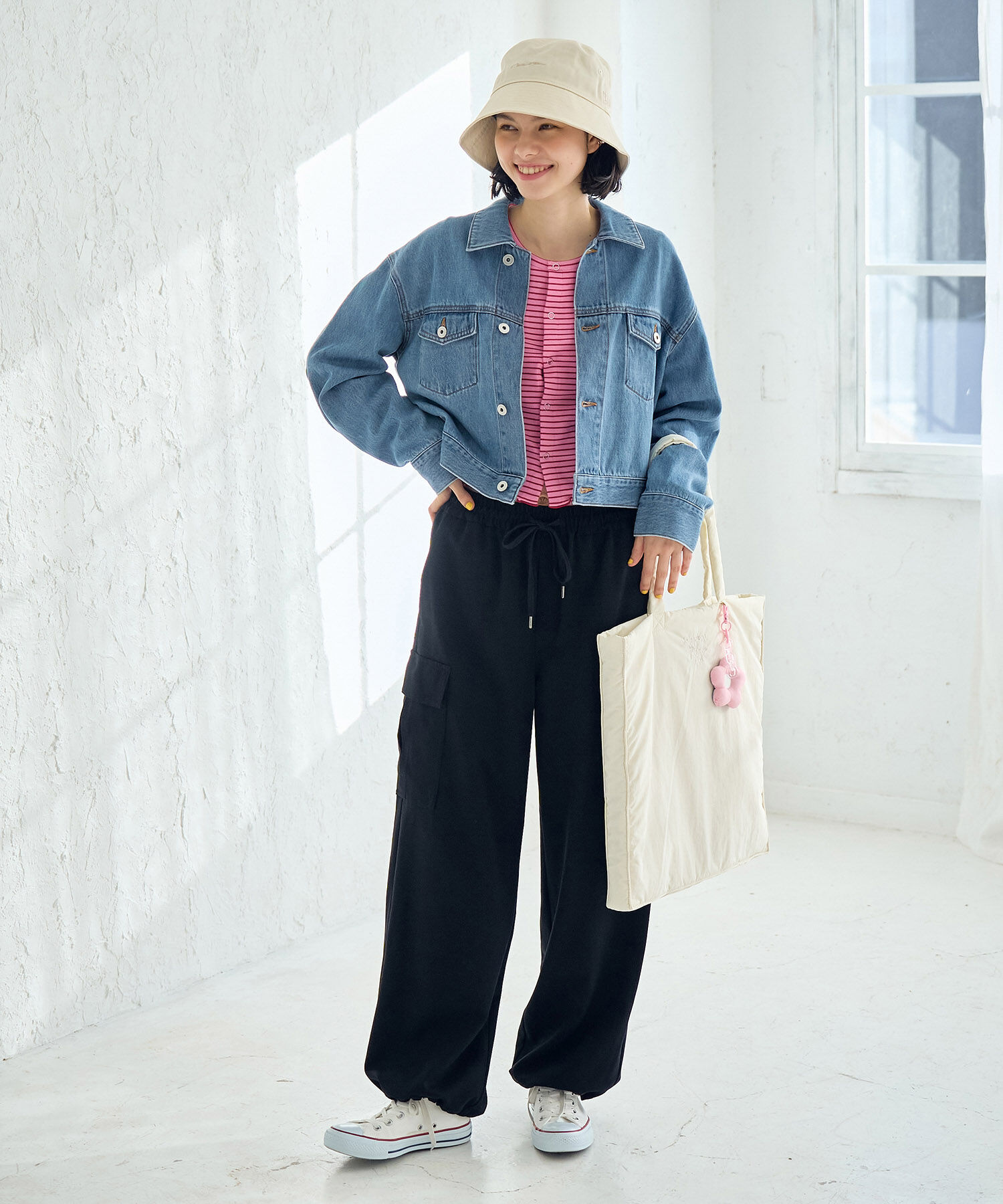 ROPE' PICNIC R「カットメロウトップスカーディガン/リンクコーデ」|カーディガン|