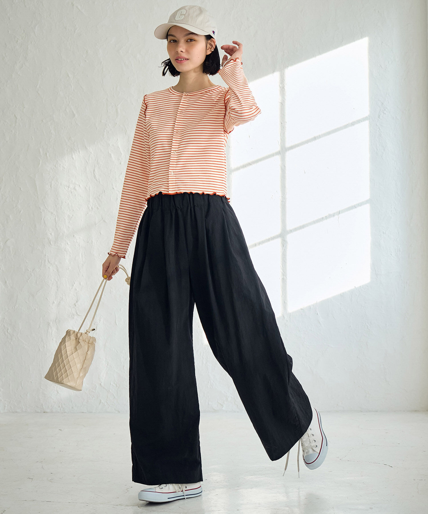 ROPE' PICNIC R「カットメロウトップスカーディガン/リンクコーデ」|カーディガン|