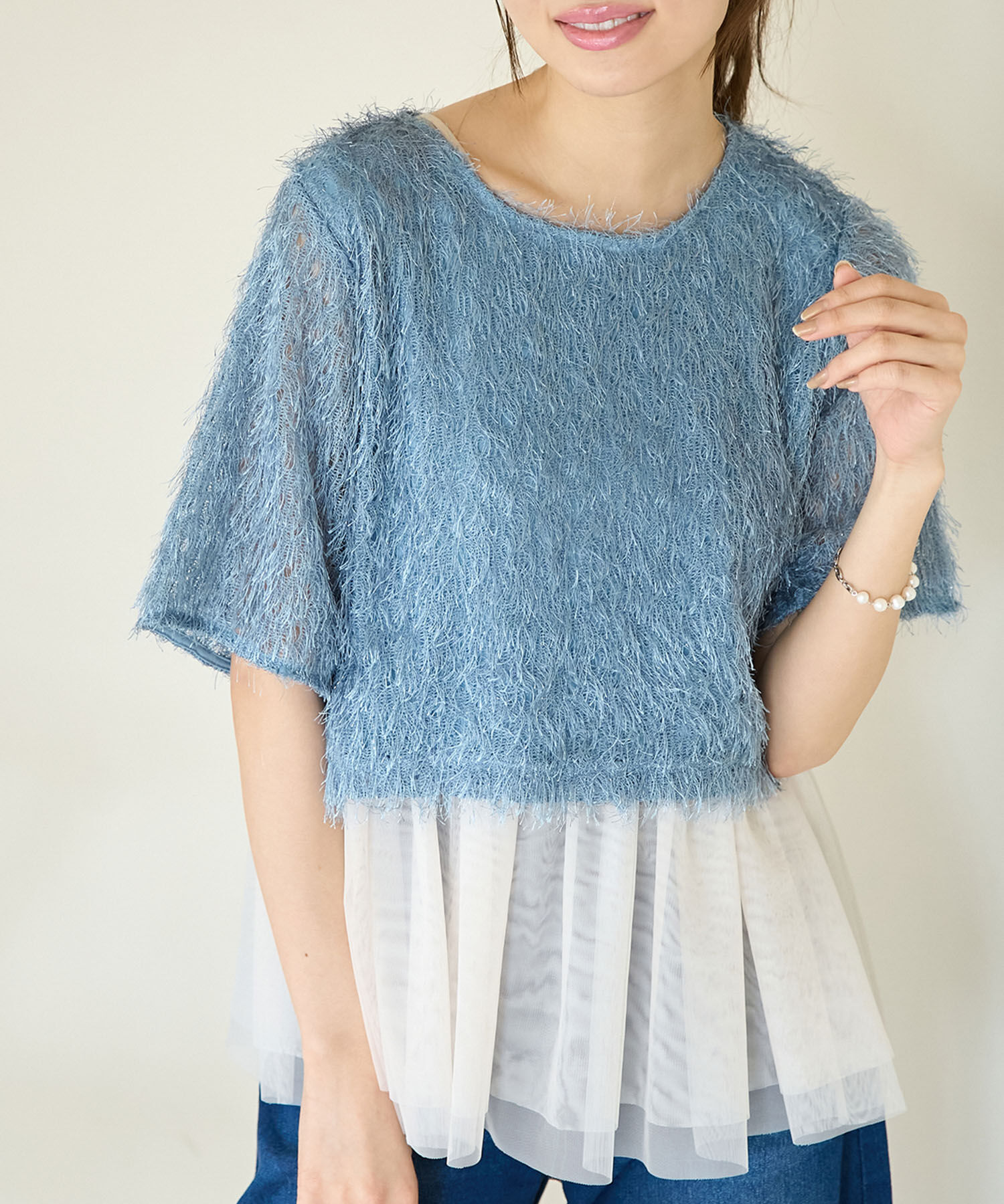 Rope&rsquo;Picnic「フリンジカットトップス」|Tシャツ・カットソー|