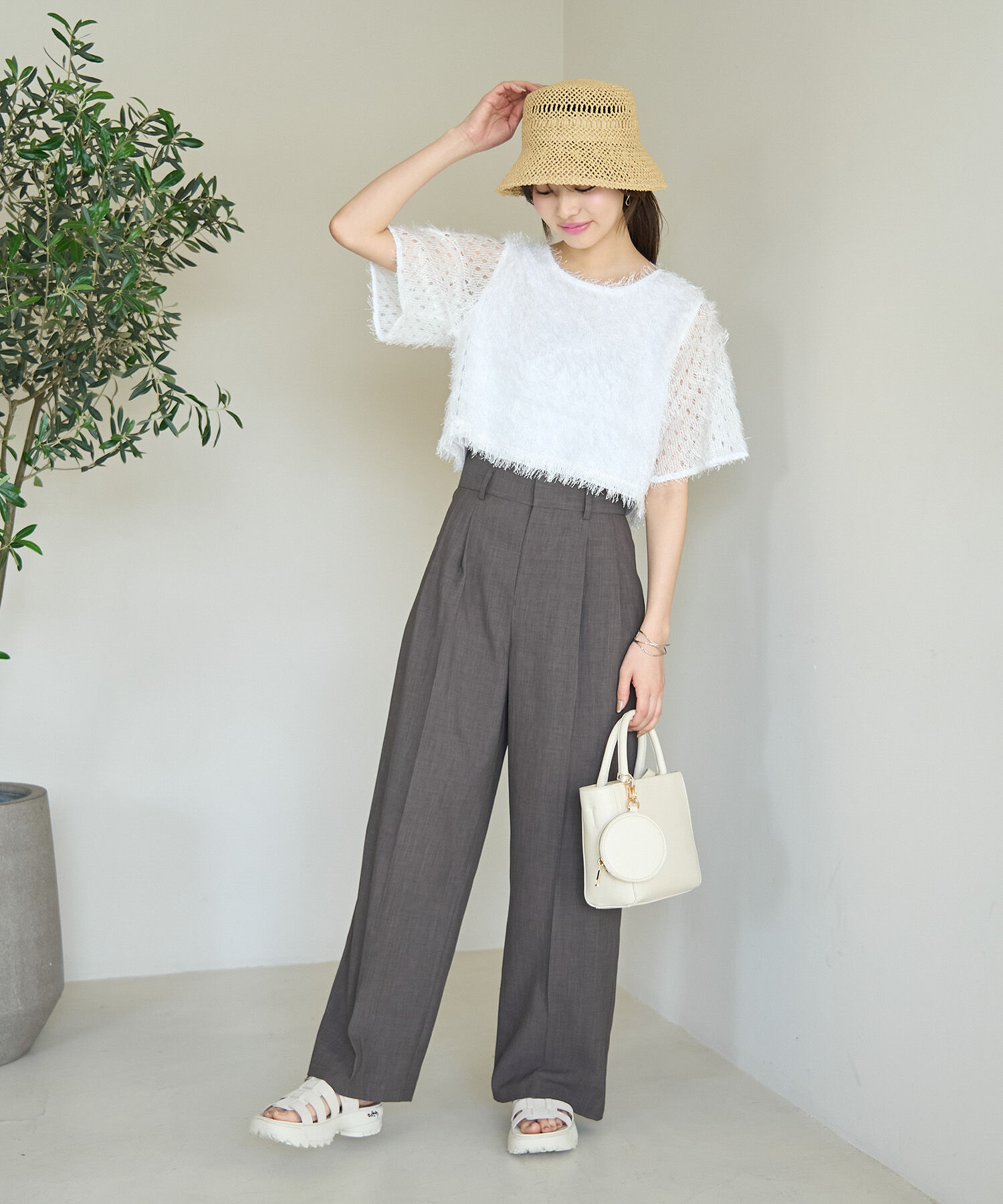 Rope&rsquo;Picnic「フリンジカットトップス」|Tシャツ・カットソー|