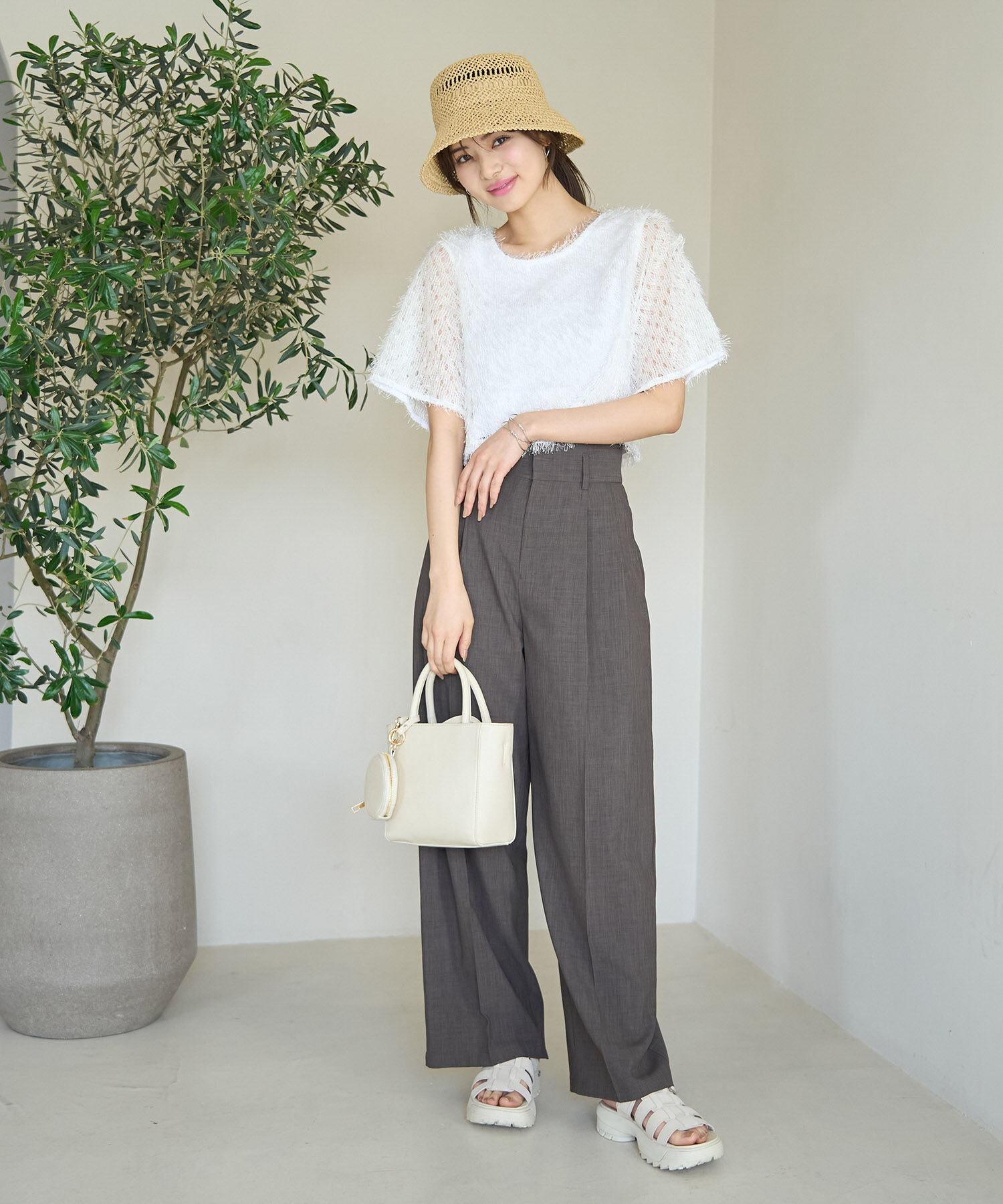 Rope&rsquo;Picnic「フリンジカットトップス」|Tシャツ・カットソー|