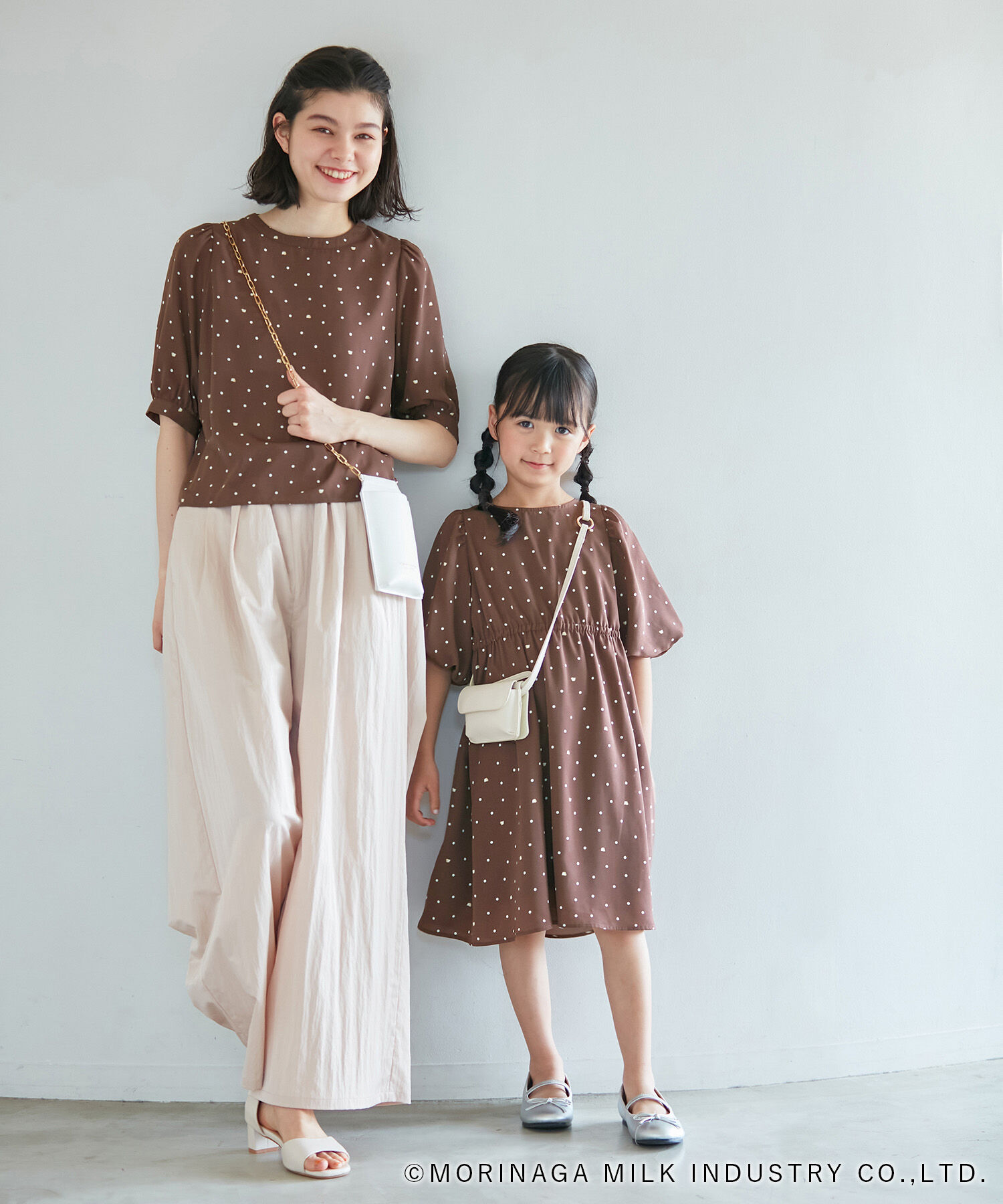 Rope&rsquo;Picnic「【Pino meets ROPE' PICNIC】Pinoドット柄ブラウス」|シャツ・ブラウス|