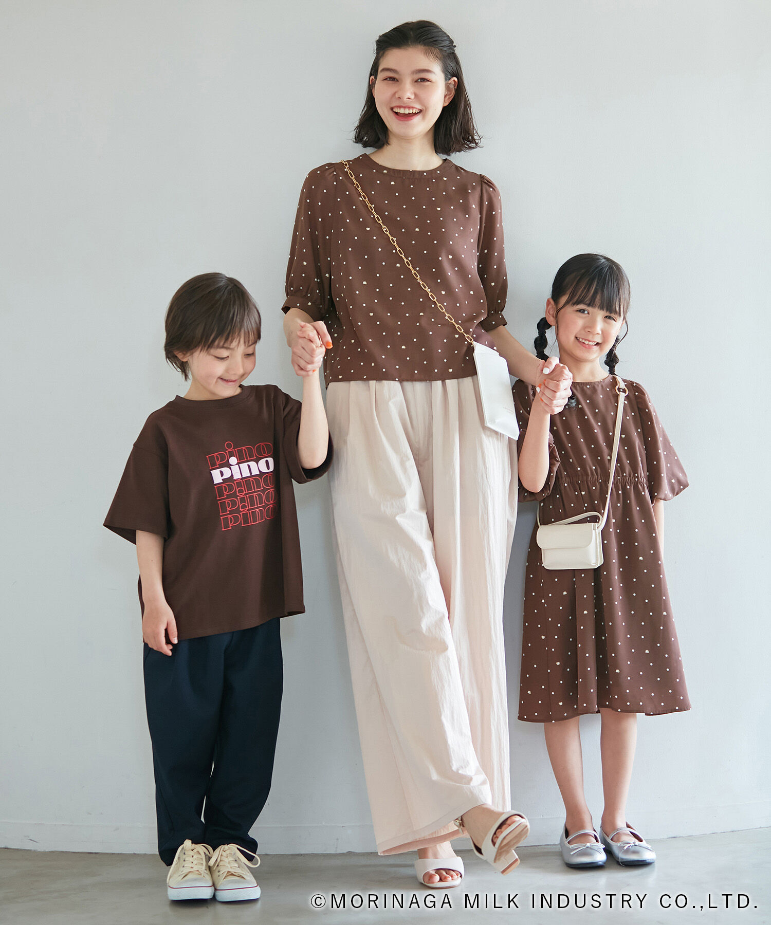 Rope&rsquo;Picnic「【Pino meets ROPE' PICNIC】Pinoドット柄ブラウス」|シャツ・ブラウス|