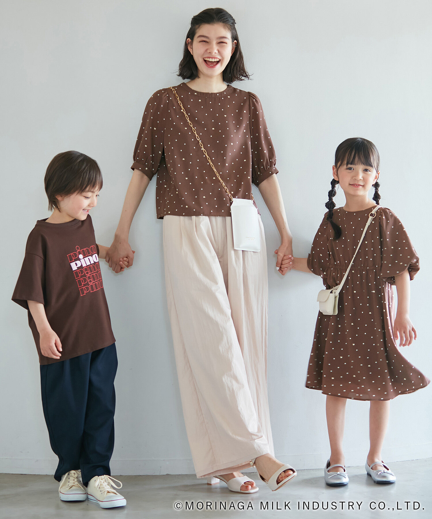 Rope&rsquo;Picnic「【Pino meets ROPE' PICNIC】Pinoドット柄ブラウス」|シャツ・ブラウス|