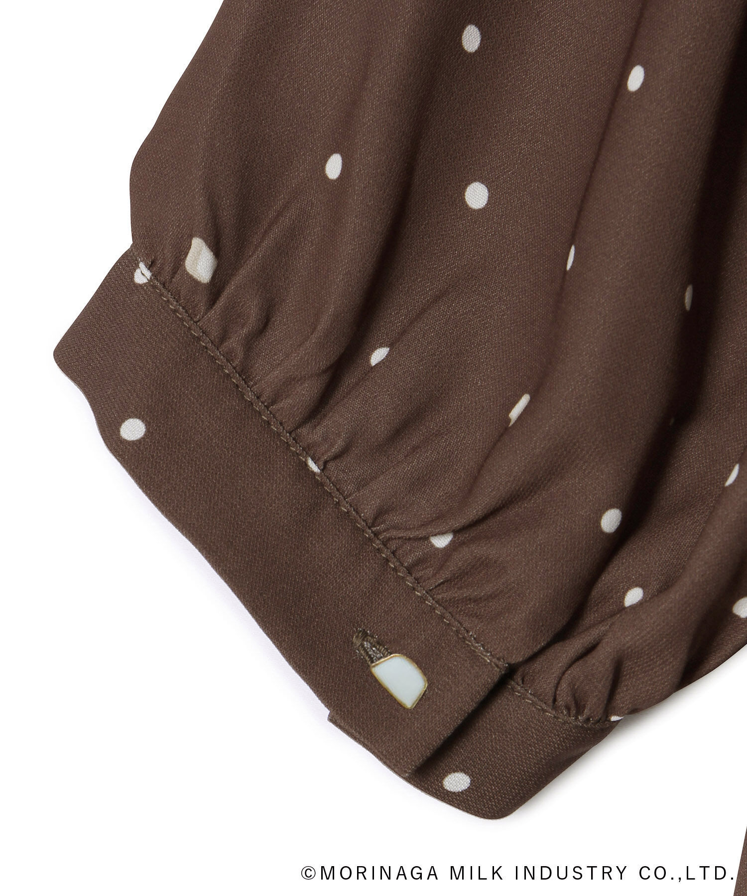 Rope&rsquo;Picnic「【Pino meets ROPE' PICNIC】Pinoドット柄ブラウス」|シャツ・ブラウス|