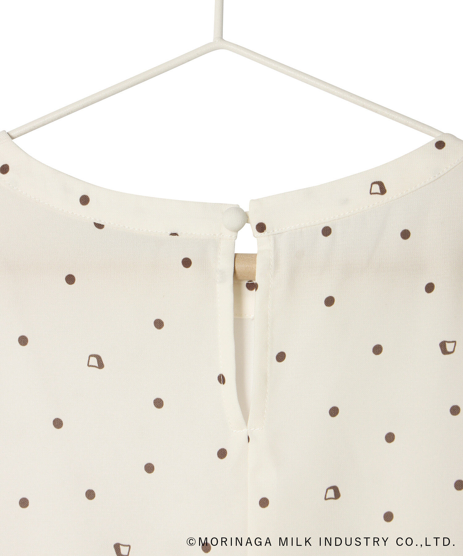 Rope&rsquo;Picnic「【Pino meets ROPE' PICNIC】Pinoドット柄ブラウス」|シャツ・ブラウス|