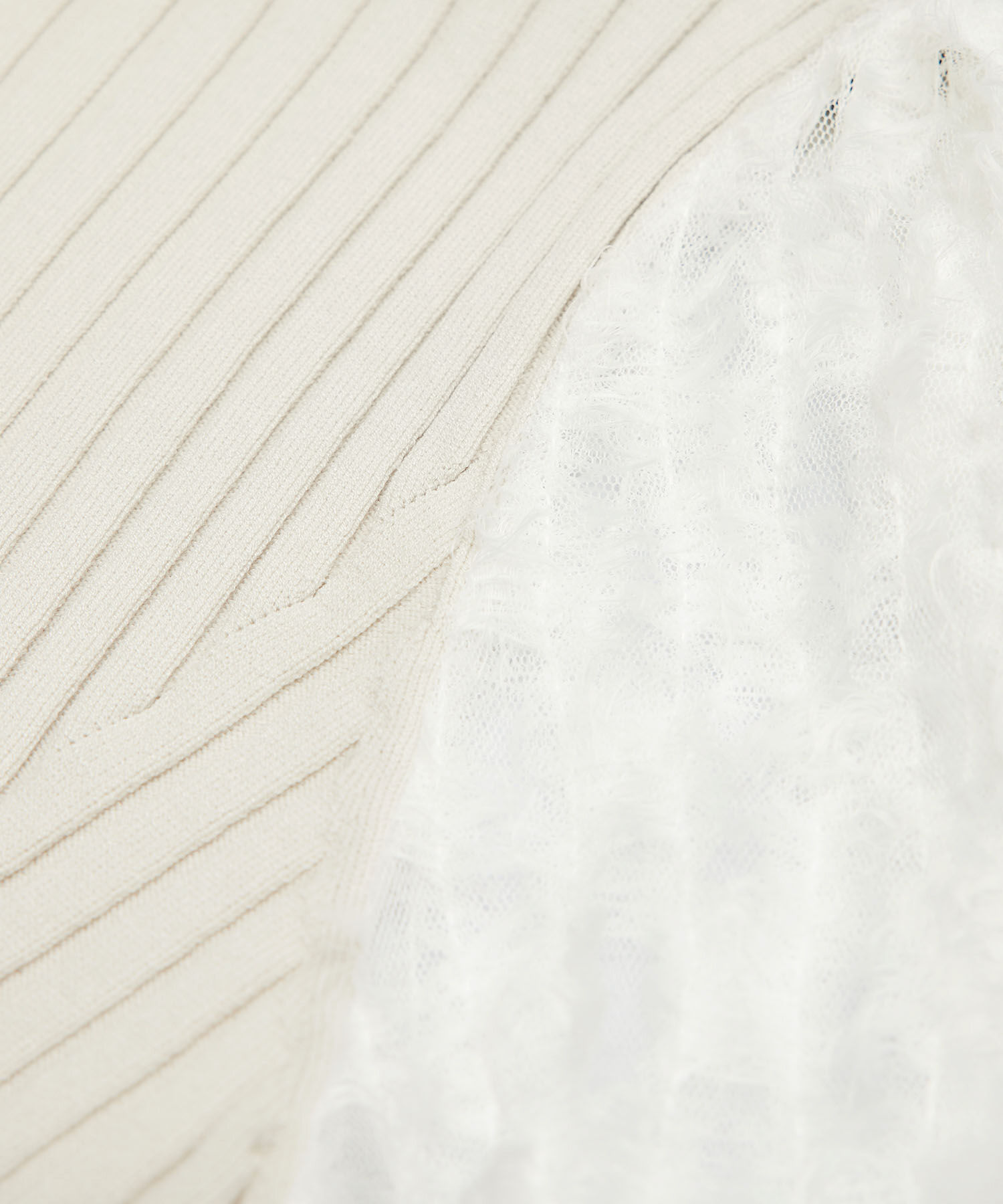 Rope&rsquo;Picnic「袖レースニットプルオーバー」|ニット・セーター|