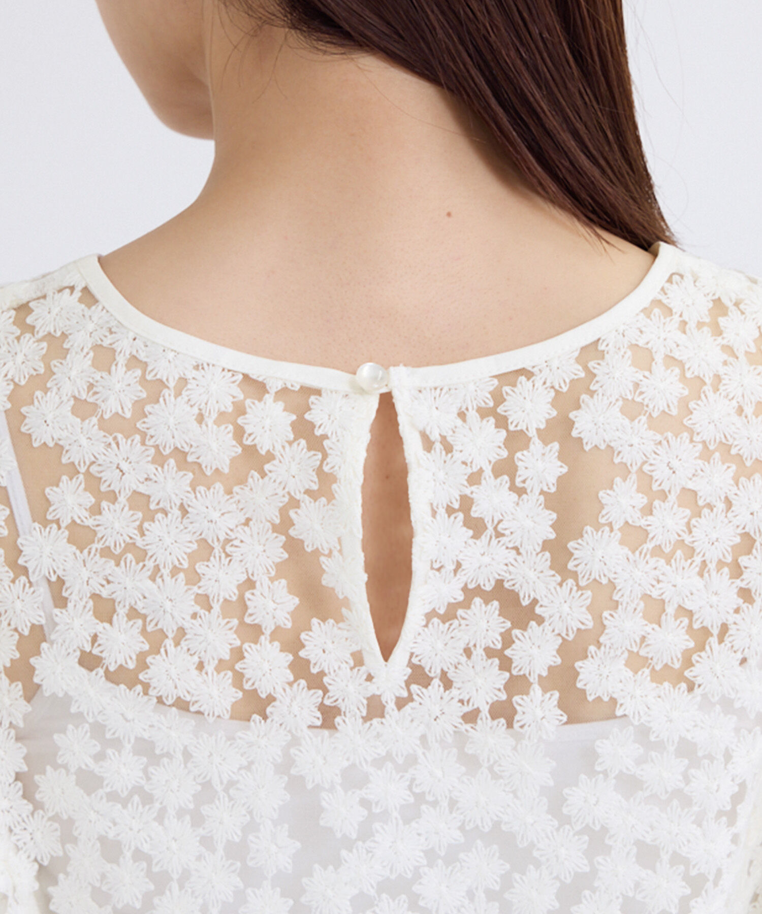 Rope&rsquo;Picnic「フラワーレースブラウス」|シャツ・ブラウス|