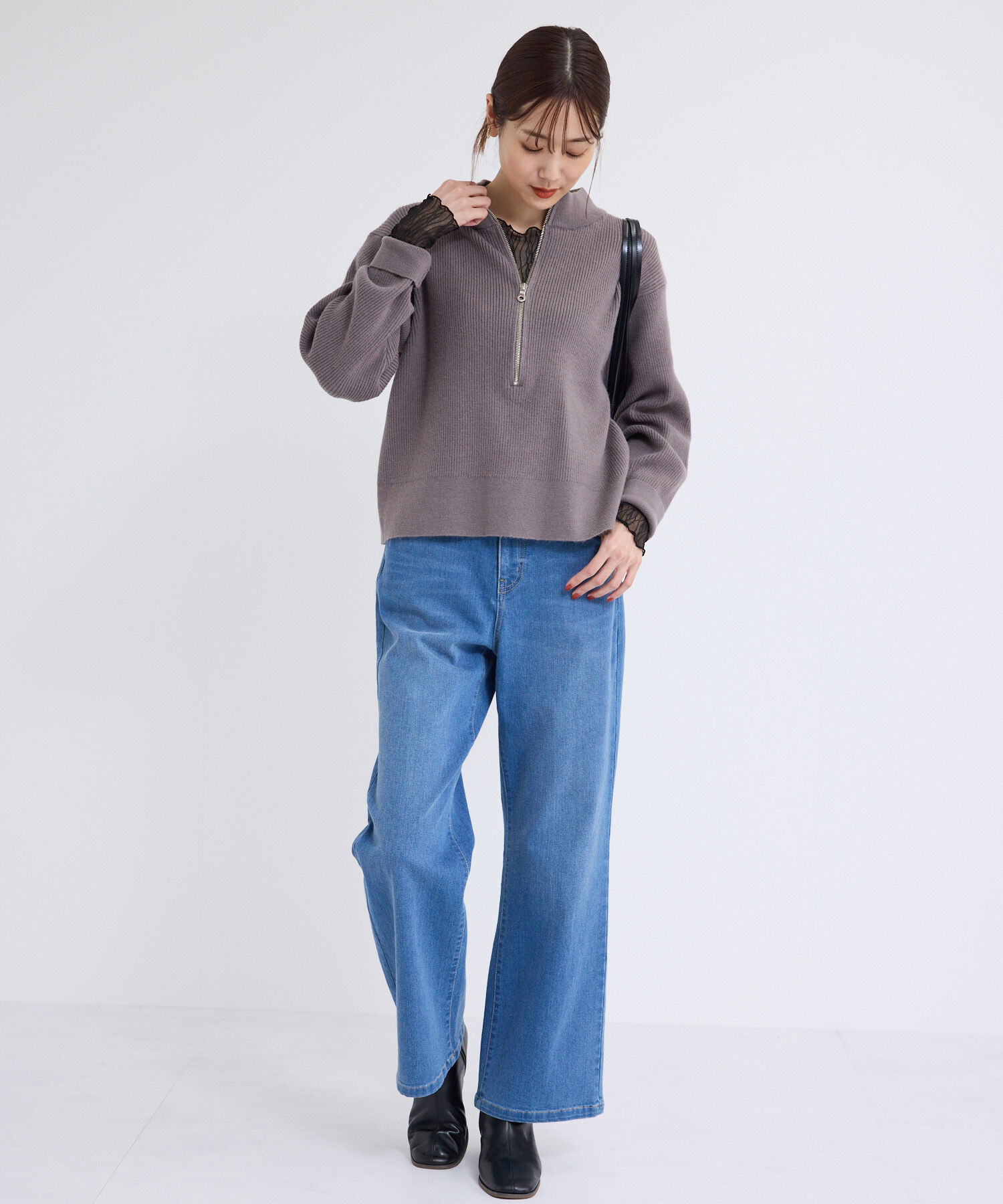 Rope&rsquo;Picnic「シアージャガードトップス」|Tシャツ・カットソー|