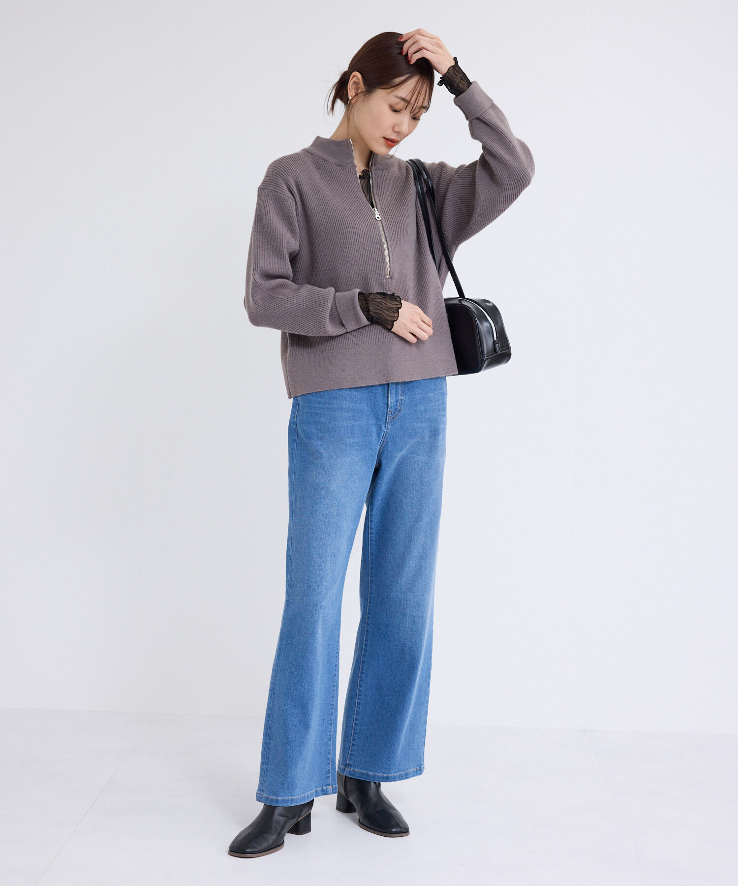 Rope&rsquo;Picnic「シアージャガードトップス」|Tシャツ・カットソー|