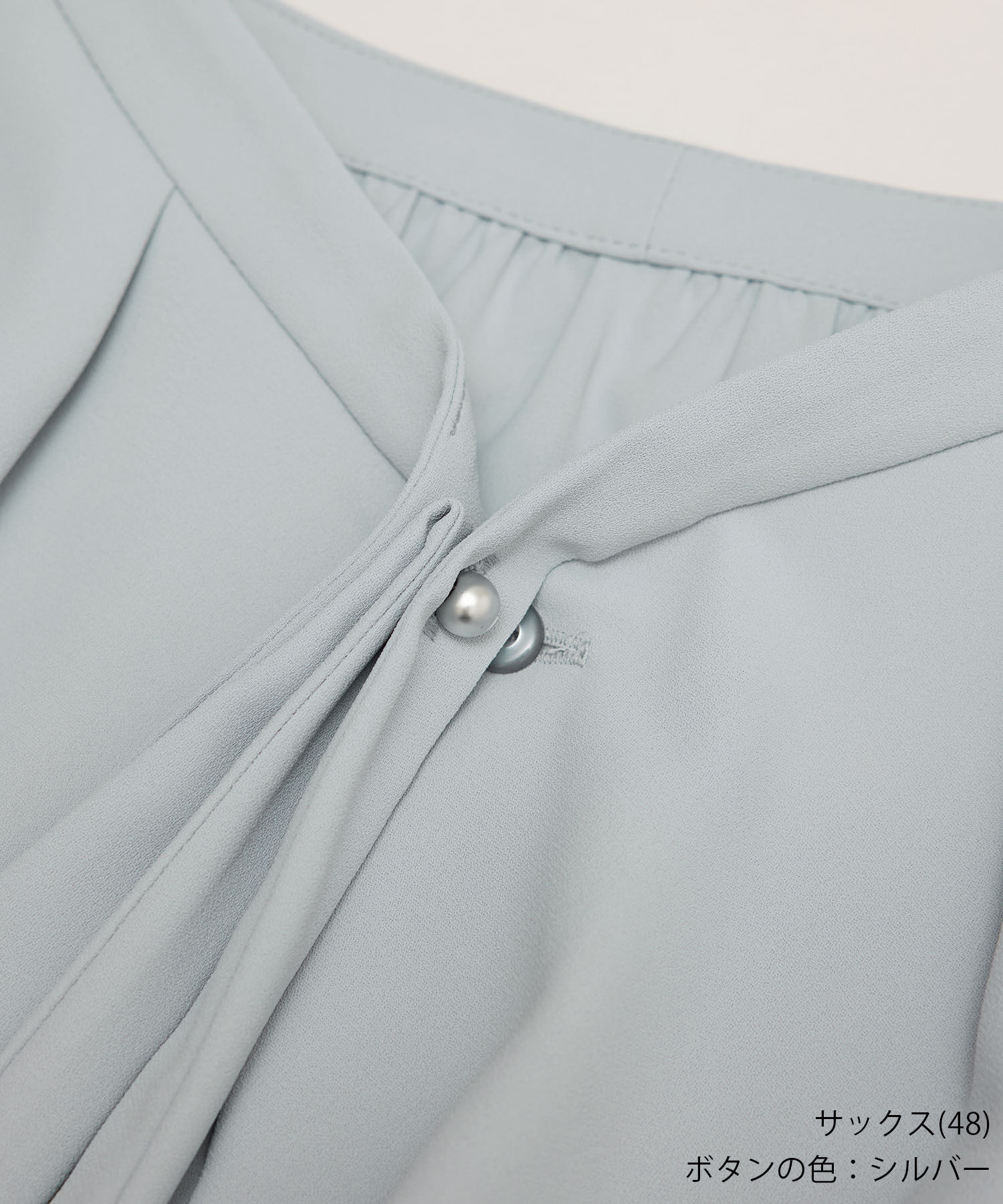 Rope&rsquo;Picnic「【2サイズ展開】メタルボタンリボンタイ長袖ブラウス」|シャツ・ブラウス|